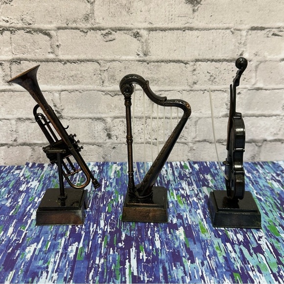 Vintage Die-Cast Pencil Sharpener MUSICAL INSTRUMENTS Set of 3 in Original Boxes - Picture 4 of 12